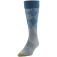 thumbnail image 4 of GOLDTOE Edition Mens Diamond Border Crew Socks, 3-Pack, 4 of 5