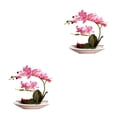 thumbnail image 2 of Yuarrent Orquídeas artificiales Plantas de flores falsas Adornos hermosos para arreglos de Type1 NO1, 2 of 6