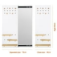 thumbnail image 2 of Hidden Wall Mirror  2 in 1 Full Length Mirror, Entryway Wall Mounted Cabinet with Sliding Pegboard Display Shelf for Entryway Bedroom Living Room Decorative, 2 of 8