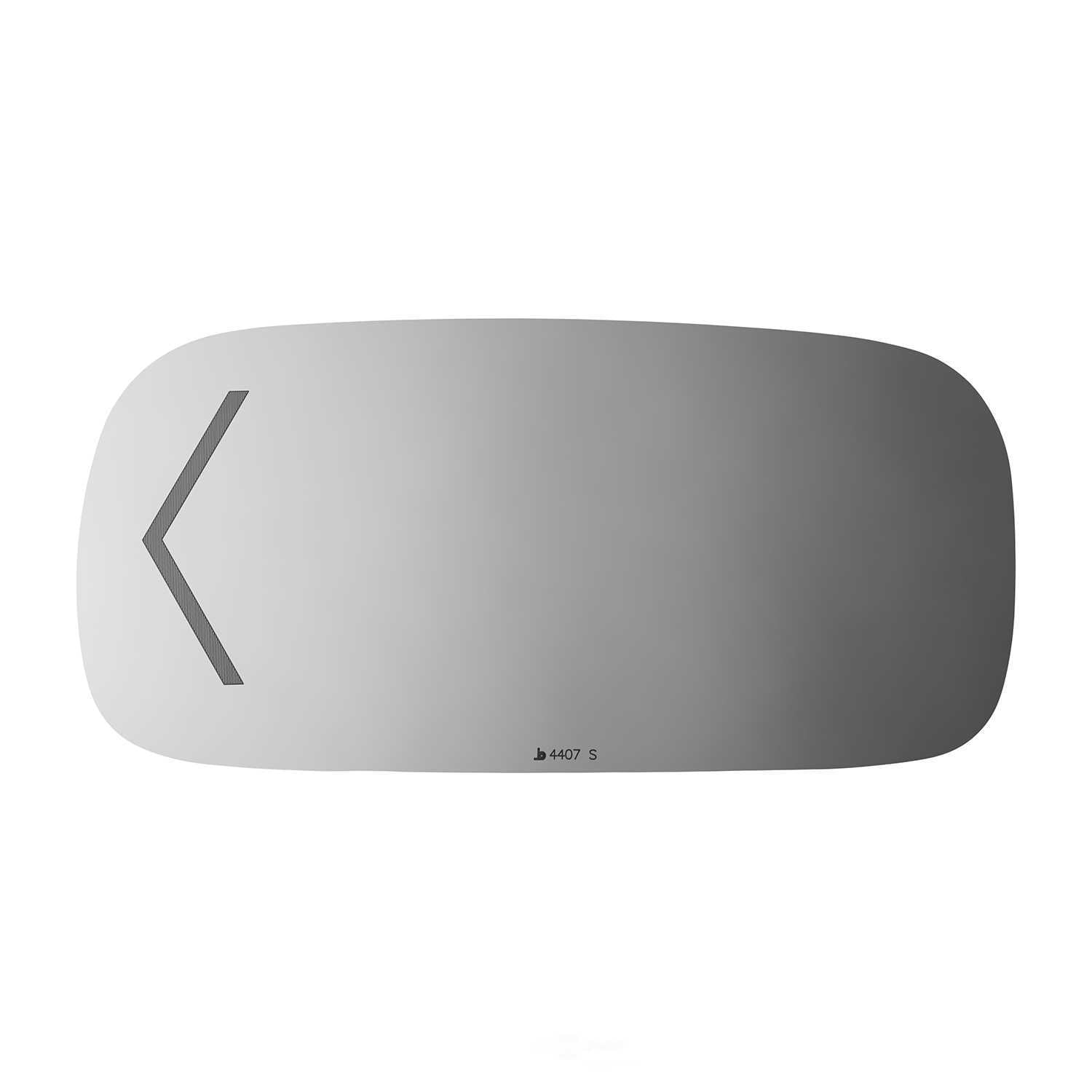 Burco Side View Mirror Replacement Glass - Clear Glass - 4407S