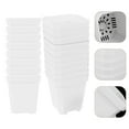 thumbnail image 3 of 20pcs Succulent Plant Flower Pot Plastic Nursery Pots Flower Plant Starter Pots, 3 of 7