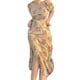 thumbnail image 1 of Vestido con abertura lateral Floral para mujer, vestido con estampado Floral y manga abombada dulce a la moda para verano Floral 6653 S, 1 of 8