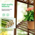 thumbnail image 3 of VIVOSUN 4-Tier Bamboo Plant Stand, Indoor Tall Stand Rack Corner Plant Shelf, Multiple Flower Pot Holder for Patio Garden, Living Room, Balcony, 3 of 6