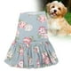 thumbnail image 5 of Vestido De Verano Para Perros, Falda De Verano Para Perros, Algodón Ligero, Suave, Atractivo Para Fiestas, Bodas Cergrey S, 5 of 8