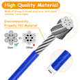 thumbnail image 3 of Pet Safety Anchor, Heavy Duty And Chewing Resistant Dog Stake Tie Out Cable, Outdoor Safety For Dogs Up To 250 Lbs, Multi-Size Dog Cable With Durable Superior Clips, For All, 3 of 6