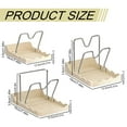 thumbnail image 3 of 2026 New! Homng Pot Lid Rack, Kitchen Countertop Shelf C Stovetop Pot Lid Holder Spatula Rest Utensil Rack Spoon and Lid Rest (For Kitchen Countertop Coffee Spoon Heat Cooking Stand) Pp Material, 3 of 9