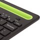 thumbnail image 3 of Teclado inalámbrico con ranura para tarjeta, 78 teclas, teclado Bluetooth portátil con luz sensible de doble canal para viajes en casa y oficina, 3 of 8