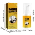 thumbnail image 1 of Wzzjkit Multifunctional Foam Cleaner Car Accessories Stain Removal Interior Leather Seat Cleaner 30ml, 1 of 8