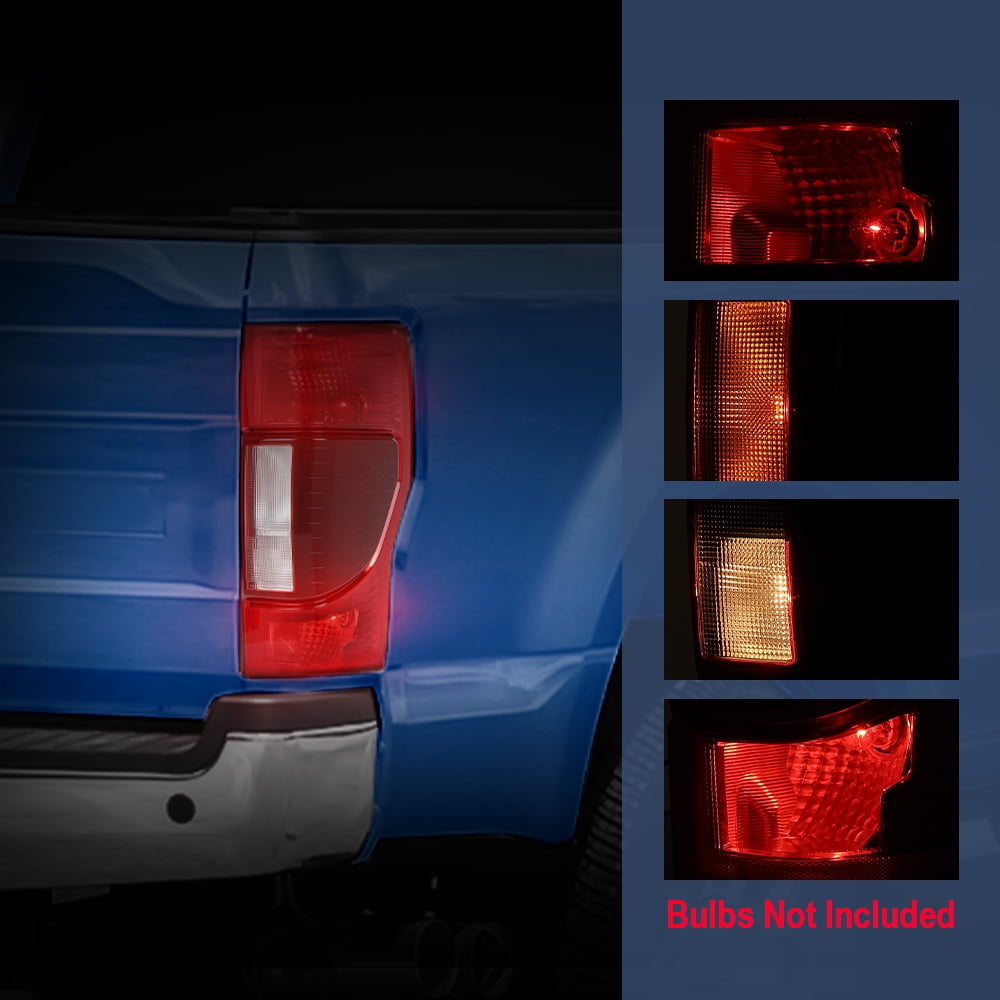 Pair Left&Right Tail Lights Lamps SET w/Blind Spot Fit For Ford F250 F350 F450 Super Duty 2020-2022