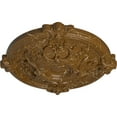thumbnail image 3 of Ekena Millwork 17 3/8"OD x 1 3/4"P Hamilton Ceiling Medallion (Fits Canopies up to 3 3/4"), Hand-Painted Smokey Topaz Crackle, 3 of 6