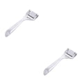 thumbnail image 2 of Billuyoard Skiver de cuero Skiving Shove Safe Trimming Supplies Herramientas profesionales de artesanía en cuero Accesorio de corte Artículos plata 2Conjunto, 2 of 6