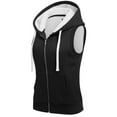 thumbnail image 3 of MixMatchy Women's Sleeveless Sherpa Lining Zip Up Cozy Vest, 3 of 5