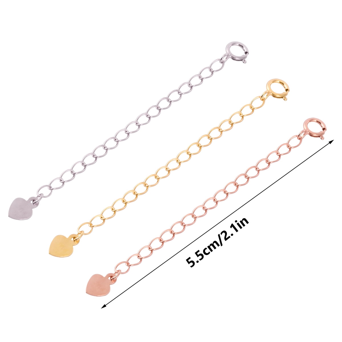 Bracelet Extension Chain 1 Set 3pcs 