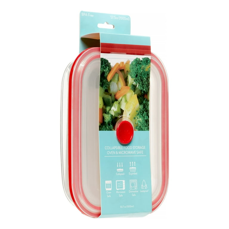 Rectangular container + lid PP 1500ml/50.7oz for To Go and