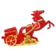 thumbnail image 2 of Estatua de caballo, escultura de animal para decoración del hogar, figura de resina, adorno para pasillo Rojo, 2 of 7
