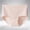 #0719-Pink, variant on Women High Waist Cotton Breathable Stretch Mid Rise Hipster Briefs Plus Size Underwear Pink M Gift