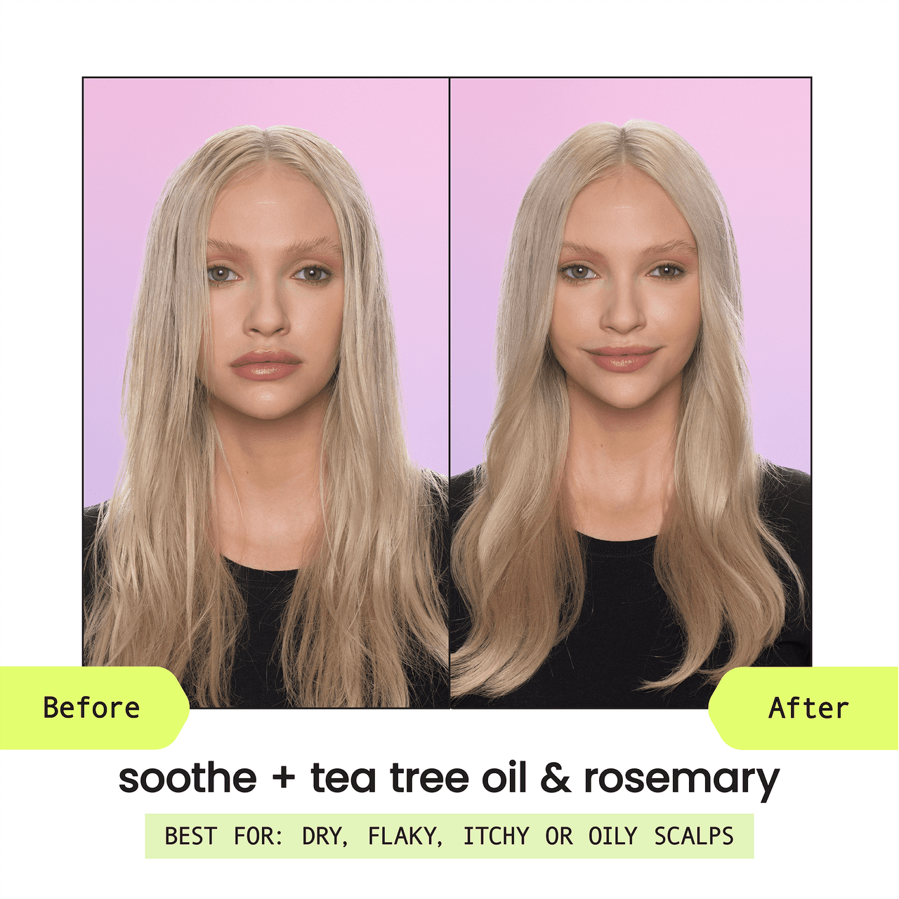 HASK Soothe + Tea Tree Oil Scalp Care Shampoo, 16 fl oz