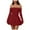 Red, variant on vigerkar Women's Sexy Bodycon Off The Shoulder Mesh Long Sleeve Elegant Cocktail Party Mini Dresses White, L