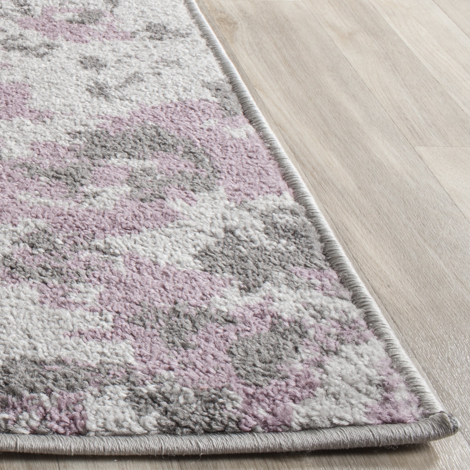 SAFAVIEH Adirondack Jermaine Floral Area Rug, Light Grey/Purple, 8' x 10'