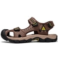 thumbnail image 2 of LASUDRAA Mens Closed Toe Outdoor Sandals Waterproof Hiking Sandals with Adjustable Straps Non Slip Summer Beach Shoes, 2 of 8