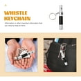 thumbnail image 6 of ITSELFER 2pcs Survival Whistles with Compass Flashlight Multifunctional Emergency Whistles, 6 of 6