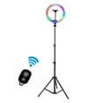 thumbnail image 1 of 10 Inch Ring Light with 15 Light Effects for Selfies Video Recording Live Streaming, 1 of 9