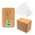 thumbnail image 6 of 100Pcs Self-sealing Bag Paper Keychain Display Cards Necklace Packaging Supplies Black, 6 of 6