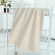 thumbnail image 3 of Toalla de felpa beige toalla de cara lisa, 3 of 4