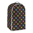 thumbnail image 2 of HELLHERO Colorful Footprints Reusable Dust Cover for Home Kitchen Indoor Hand Strap, 2 of 6