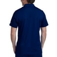 thumbnail image 2 of Reebok Polo Shirt Men's 2XL Vector Navy Stretch Short Sleeve Performance FTS726, 2 of 4