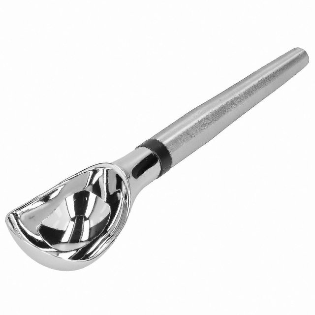 Durable Stainless Steel Ice Cream Scoop with Thick Handle for Desserts and Frozen Treats