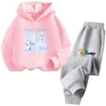 thumbnail image 5 of Conjunto de sudadera con capucha de manga larga de algodón puro para niña con estampado de Blancanieves y los personajes clásicos de Disney, 5 of 5