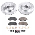 thumbnail image 3 of Power Stop Front Ceramic Brake Pad and Drilled & Slotted Rotor Kit K8424, 3 of 5
