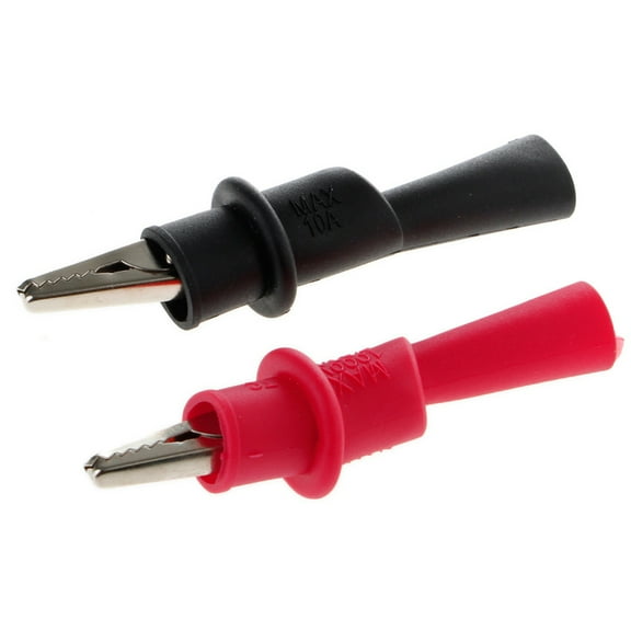 1 Pair Alligator for Test Clip Clamp For Multimeter Tester Probe New