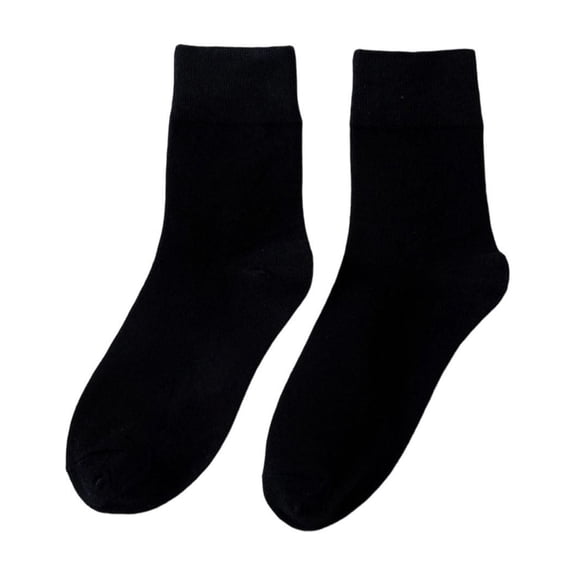 Gytharion Women's Crew Socks Classic Fashion Socks Solid Color Everyday Home Socks