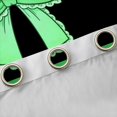 thumbnail image 4 of jejeloiu Cute Cartoon Bowtie Black Out Curtains,Kawaii Leopard Print Curtains Pack of 2 (42x63 Each),Green Black Bedroom Curtains For Teens,Super Cozy Room Decor, 4 of 6