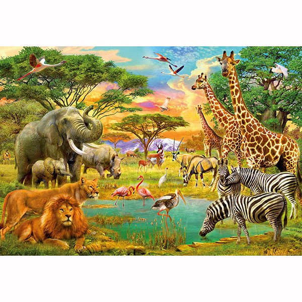 Ideal Décor On Safari Wall Mural