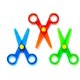 thumbnail image 2 of Suministros de arte para niños en edad preescolar, tijeras de seguridad para manualidades creativas, tijeras con cortadores de bordes decorativos, tijeras de entrenamiento para niños zurdos y, 2 of 5