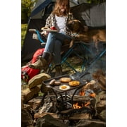Lodge Cast Iron 11 Savor the Outdoors, Seasoned Square Griddle, Black