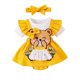 thumbnail image 1 of Vigorbear - Vestido de verano para niñas pequeñas, mono con mangas voladoras y bordado de flores de muñeca de dibujos animados con diadema, 1 of 7