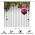 thumbnail image 2 of Shower Curtain sets and Bath Mat Set, Christmas Pattern Printed on Bathroom Decor Sets with Shower Curtains and Rugs, Suitable for Small Bathroom Gym Guest Bath, 72 x 72 inches, 2 of 8