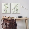 thumbnail image 2 of Stupell Industries Traditional Flower Stem Blossoms Graphic Art Gallery Wrapped Canvas Print Wall Art, Set of 2, Design by Liz Jardine, 2 of 6