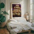 thumbnail image 4 of Calypso under Sail - Painting Sailboat Nautical Sunset Seascape Boat Harbor Art Deco Oak Framed Wall Art Print 9 x 12 inches, 4 of 12