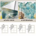 thumbnail image 5 of Swag Valance Curtains for Windows, Sunflower Lemon Light Filtering Kitchen Curtains with Rod Pocket, Watercolor Summer Lake Aqua Sea Window Treatment Valances for Living Room, 36x63 - 2 PCS, 5 of 9