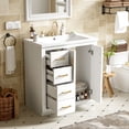 thumbnail image 2 of High-quality MDF and solid wood | Meets various bathroom storage needs | Provides long-lasting use experience, 2 of 6