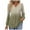 Womens Clothing Khaki, variant on Womens Notch V Neck T Shirts, Long Sleeve Shirts for Women Fall Fashion Loose Fit Ombre Tie Dye Pleated Button Up Dressy Blouses Tunic Tops