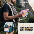 thumbnail image 6 of Case for Lenovo Tab One 8.7 inch/K9 TB305FU 2025, 360 Degree Rotating Hand Grip Shockproof Cover with Shoulder Strap, Colourful Pink, 6 of 7