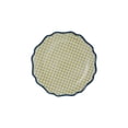 thumbnail image 1 of Hometrends Green Gingham Bamboo Melamine Dinner Plate 10.625 Inch, 1 of 4
