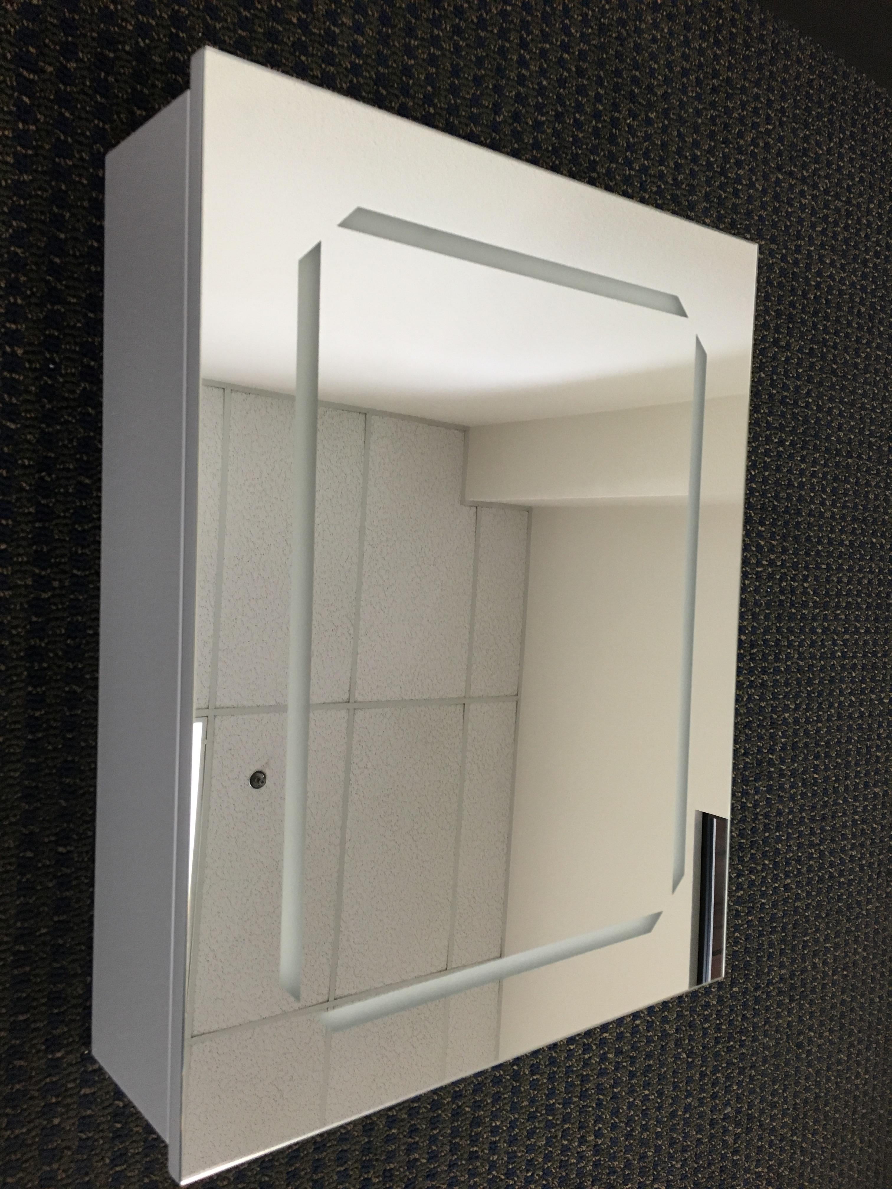 Vanity Art LED bathroom mirror medicine with rock switch