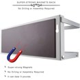 thumbnail image 3 of Magnetic Spice Rack for Refrigerator, Fridge Shelf with Paper Towel Holder, 3 of 7